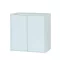 Boxie Wandschrank mit 2 Türen, 80 x 80 x 37 cm, blau
