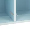 Boxie Wandschrank mit 2 Türen, 80 x 80 x 37 cm, blau