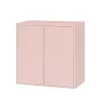 Boxie 2-türiger Wandschrank 80x80x37 cm rosa
