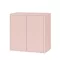Boxie 2-türiger Wandschrank 80x80x37 cm rosa