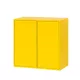 Boxie 2-türiger Hängeschrank 80x80x37 cm gelb