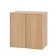Boxie 2-türiger Hängeschrank 80x80x37 cm sonoma Eiche