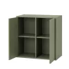 Boxie 2-türiger Hängeschrank 80x80x37 cm grün