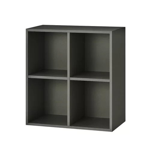 Boxie offener Hängeschrank 80x80x37 cm anthrazit