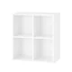 Boxie offener Hängeschrank 80x80x37 cm weiß