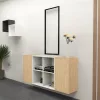 Boxie offener Hängeschrank 80x80x37 cm weiß