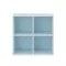 Boxie offener Wandschrank 80x80x37 cm blau