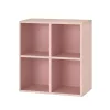 Boxie offener Wandschrank 80x80x37 cm rosa