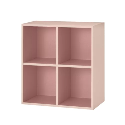 Boxie offener Wandschrank 80x80x37 cm rosa