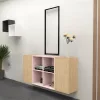 Boxie offener Wandschrank 80x80x37 cm rosa