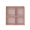 Boxie offener Wandschrank 80x80x37 cm rosa