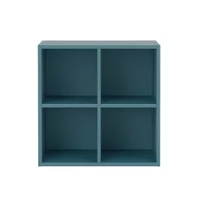 Boxie offener Hängeschrank 80x80x37 cm petrolblau