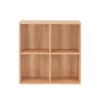 Boxie offener Wandschrank 80x80x37 cm sonoma Eiche