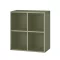 Boxie offener Wandschrank 80x80x37 cm grün