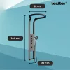 Luxuriöses Hydromassage-Duschpaneel