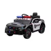 Elektrisches Dodge-Polizeiauto, schwarz