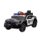 Elektrisches Dodge-Polizeiauto, schwarz