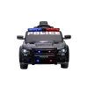 Elektrisches Dodge-Polizeiauto, schwarz