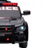 Elektrisches Dodge-Polizeiauto, schwarz