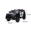 Elektro-Polizeiauto schwarz
