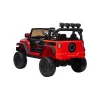Roter Elektro-Geländewagen