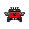 Roter Elektro-Geländewagen