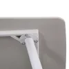 Ravena 6+1 Esstisch-Set weiß-beige