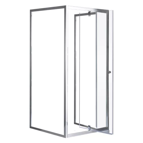 Flexi 90x90 cm wandmontierte Winkelduschkabine ohne Duschwanne