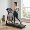 Laufband mit LED-Display Everit Max 120 kg, 0,75 PS, 0,8-12 KM/h, Steigung 0-3%