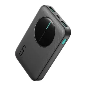   JOYROOM Notfall-Ladegerät 2 USB+Typ-C-Buchsen (5000mAh, 12W, PD-Schnellladegerät, LED-Anzeige) SCHWARZ