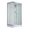 Quadratische Hydromassage-Duschkabine Valerie 80x120 cm