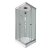 Quadratische Hydromassage-Duschkabine Valerie 80x80 cm
