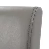 Kelly Leder Esszimmerstuhl in Grau
