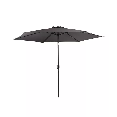 Gina Garten Sonnenschirm grau 300 cm