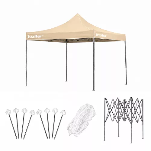 Faltbarer Gartenpavillon 3x3 m