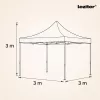 Faltbarer Gartenpavillon 3x3 m