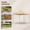 Faltbarer Gartenpavillon 3x4 m