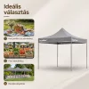 Faltbarer Gartenpavillon 3x4 m