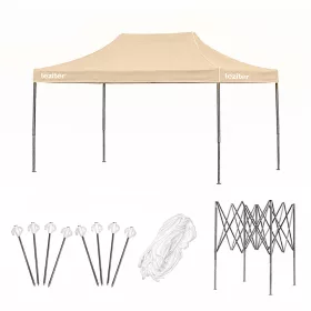 Faltbarer Gartenpavillon 3x4,5 m