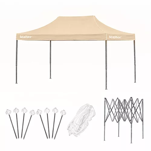 Faltbarer Gartenpavillon 3x4,5 m