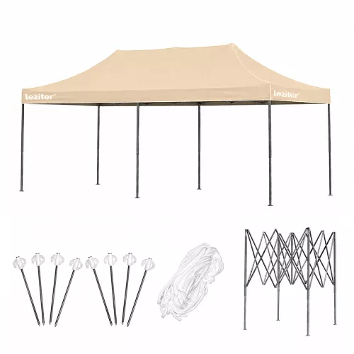 Faltbarer Gartenpavillon 3x6 m