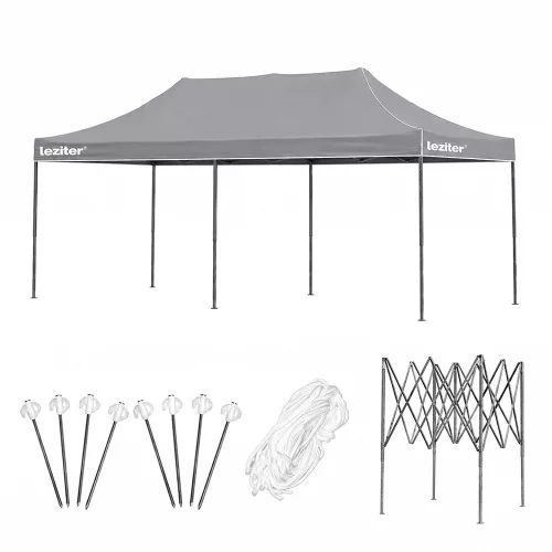 Faltbarer Gartenpavillon 3x6 m