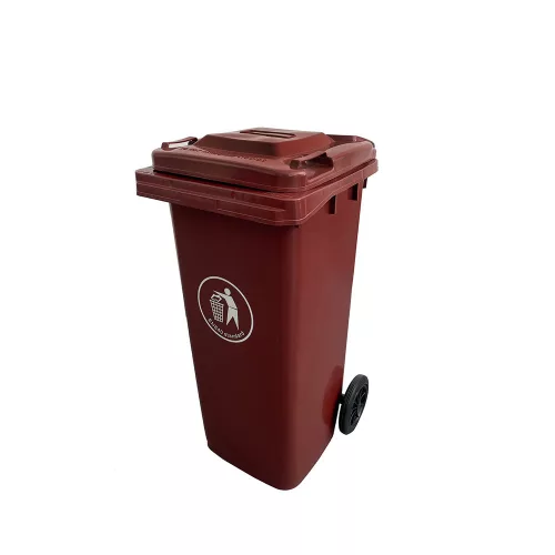 Abfallbehälter 120L braun
