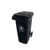 Abfallbehälter 120L schwarz