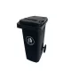 Abfallbehälter 120L schwarz