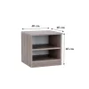 Miami offener nachttisch 40x40 cm york eiche-york eiche