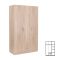 Miami Kleiderschrank 120x205 cm sonoma Eiche-sonoma Eiche