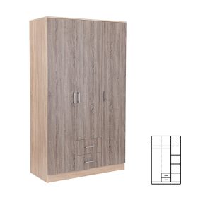 Miami Kleiderschrank 120x205 cm York Eiche-Sonoma Eiche
