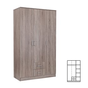 Miami Kleiderschrank 120x205 cm York Eiche-York Eiche