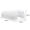 Folienzelt 200x300x600 cm ohne Gestell